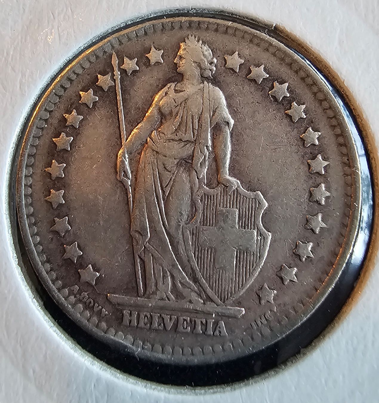 Tutti le monete: 1 Franken 1945 ss - vrz. – Usato da Balsthal venduto da mil_js2d 1