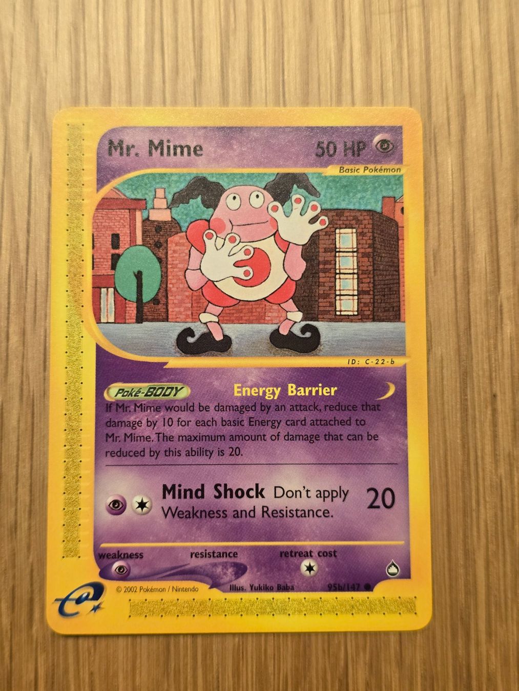Pokémon Carte collezionabili: Pokémon TCG Aquapolis Mr. Mime – Nuovo (secondo la descrizione) da Rotkreuz venduto da Mahkoh