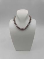 TAHITI KULTURPERLEN COLLIER MIT GELBGOLD DIAMANTVERSCHLUSS