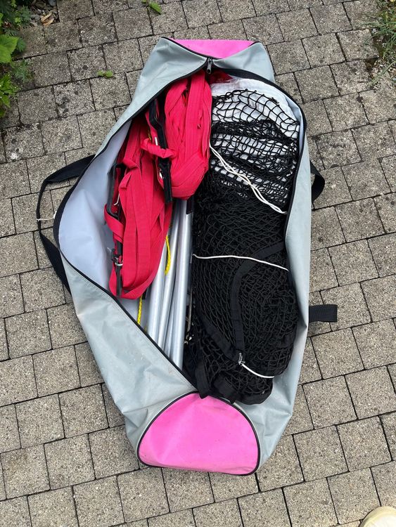 WAONIQ Badmintonnetz 6,5x0,5m - Tragbares Netz Für Outdoor Sport Und Training