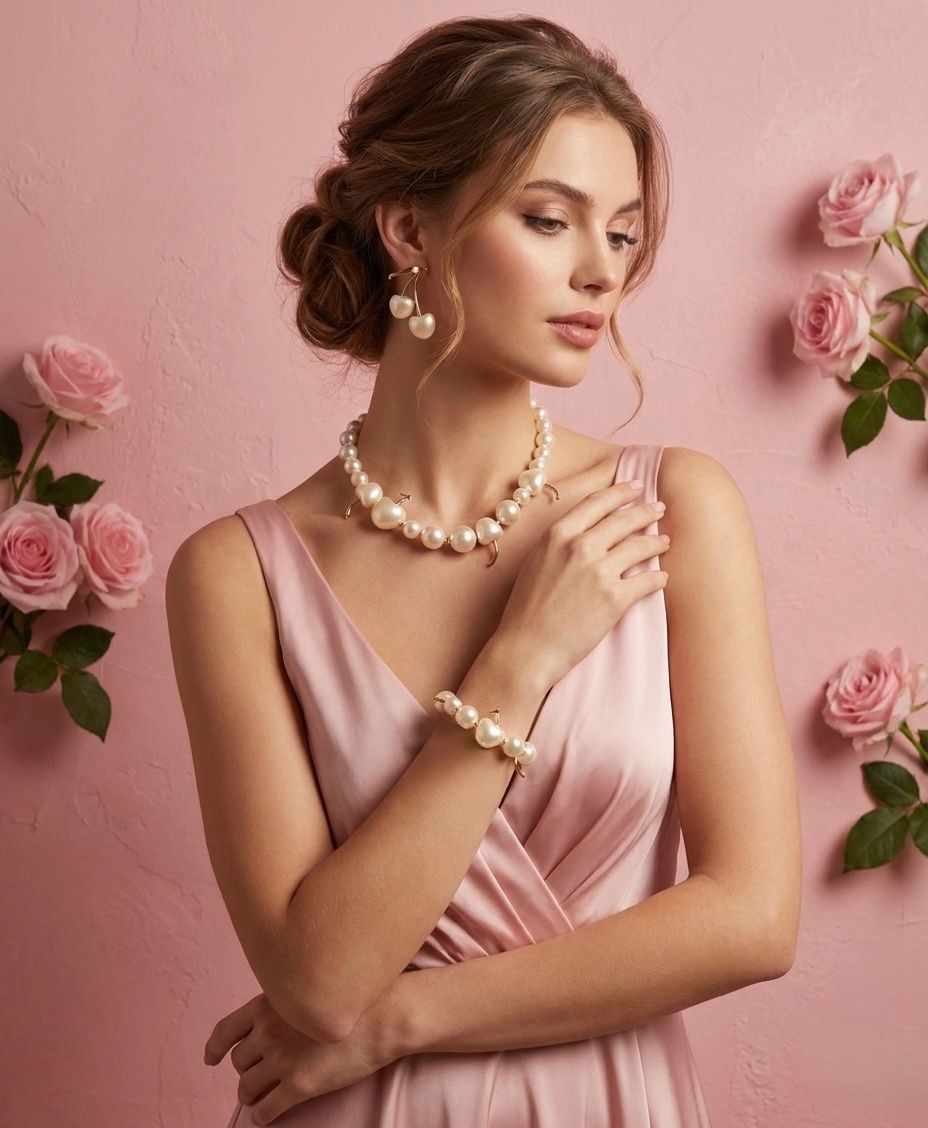Altri gioielli: Parure cerises gourmandes LUXE – Nuovo e nell'imballaggio originale da St-Maurice venduto da Sandrinette123 4