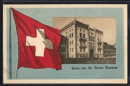 Thun, Partie an der Kaserne, schweizer F