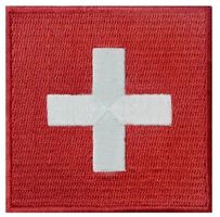★Schweiz Flagge gestickt CH Patch★