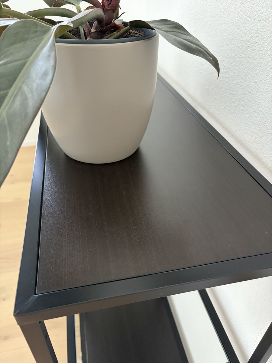 Scaffali: Regal Metall Schwarz Glas 2 Ablagen – Nuovo (secondo la descrizione) da Bottighofen venduto da Tam_Hei 1