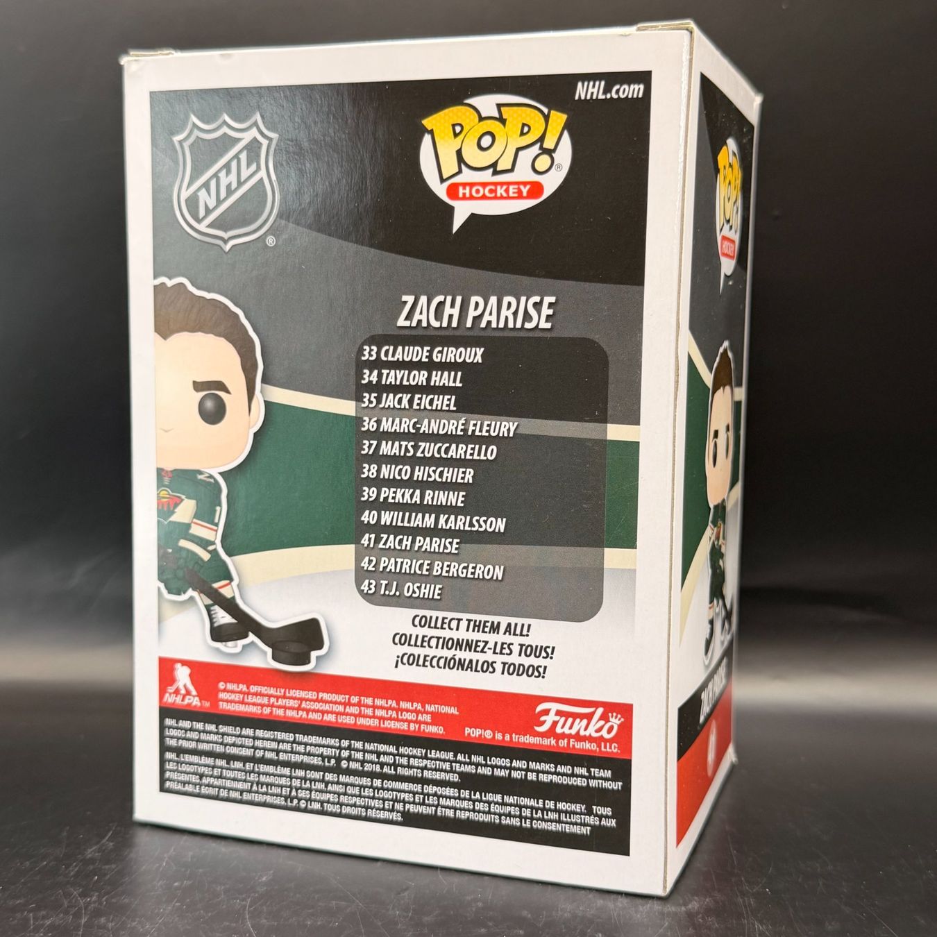 Funko Statuette: Funko Pop! NHL Zach Parise 41 – Usato da Düdingen venduto da Nerdworld 1