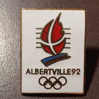 S215 - Pin Olympiade Albertville 1992 Logo