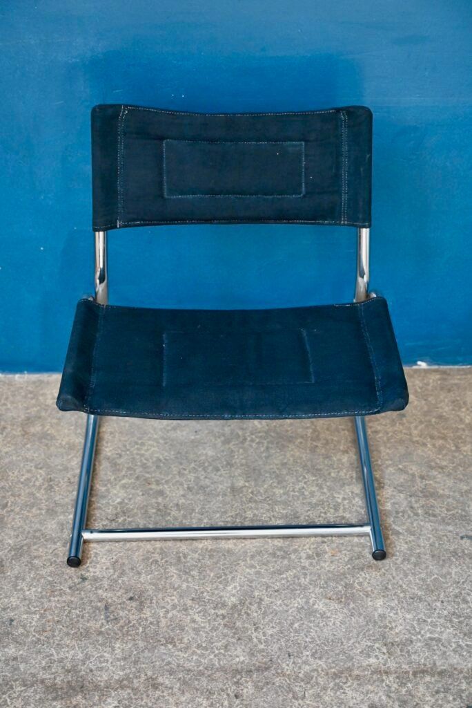Sessel: Set de 4 fauteuils Lounge ou chauffeuses causeuses design – Gebraucht aus COLMAR von Sophiebellelurette 4