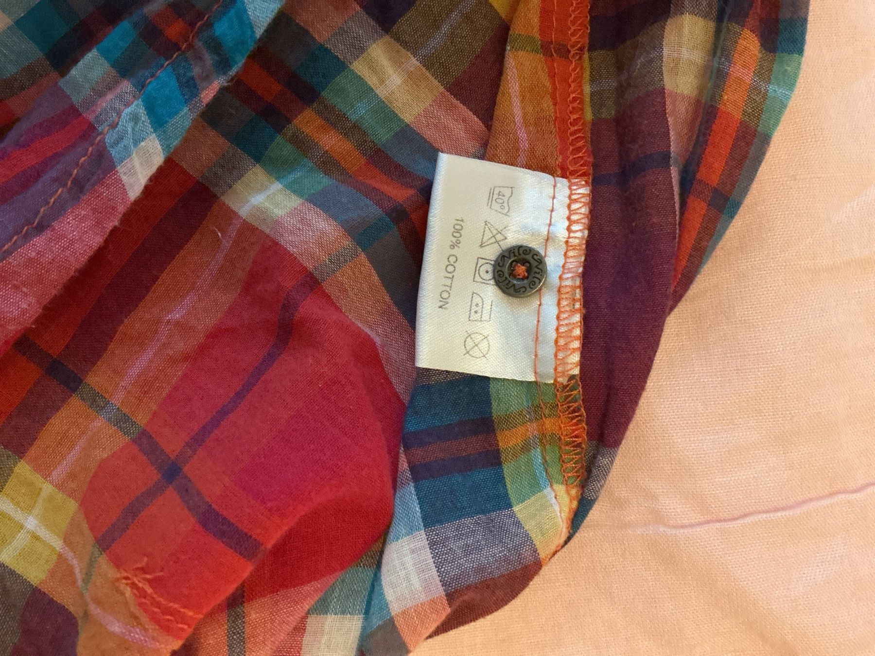 Nile Camicette: Nile Atelier Bluse Gr. M, Kariert, Baumwolle – Usato da Dietlikon venduto da Smonny 2