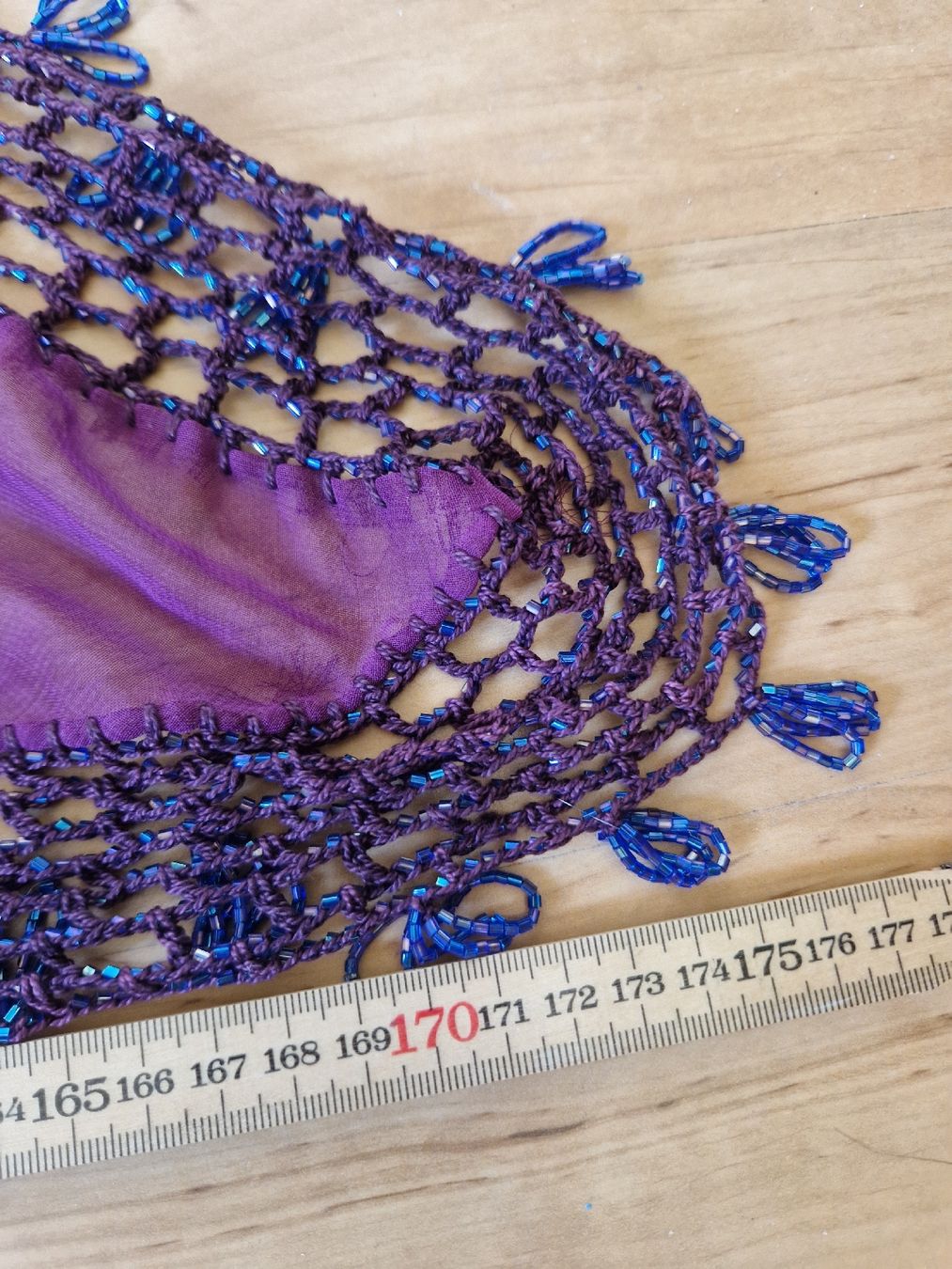 Costumi: Bauchtanz Hüfttuch, violett – Usato da Weggis venduto da Oswadan 2