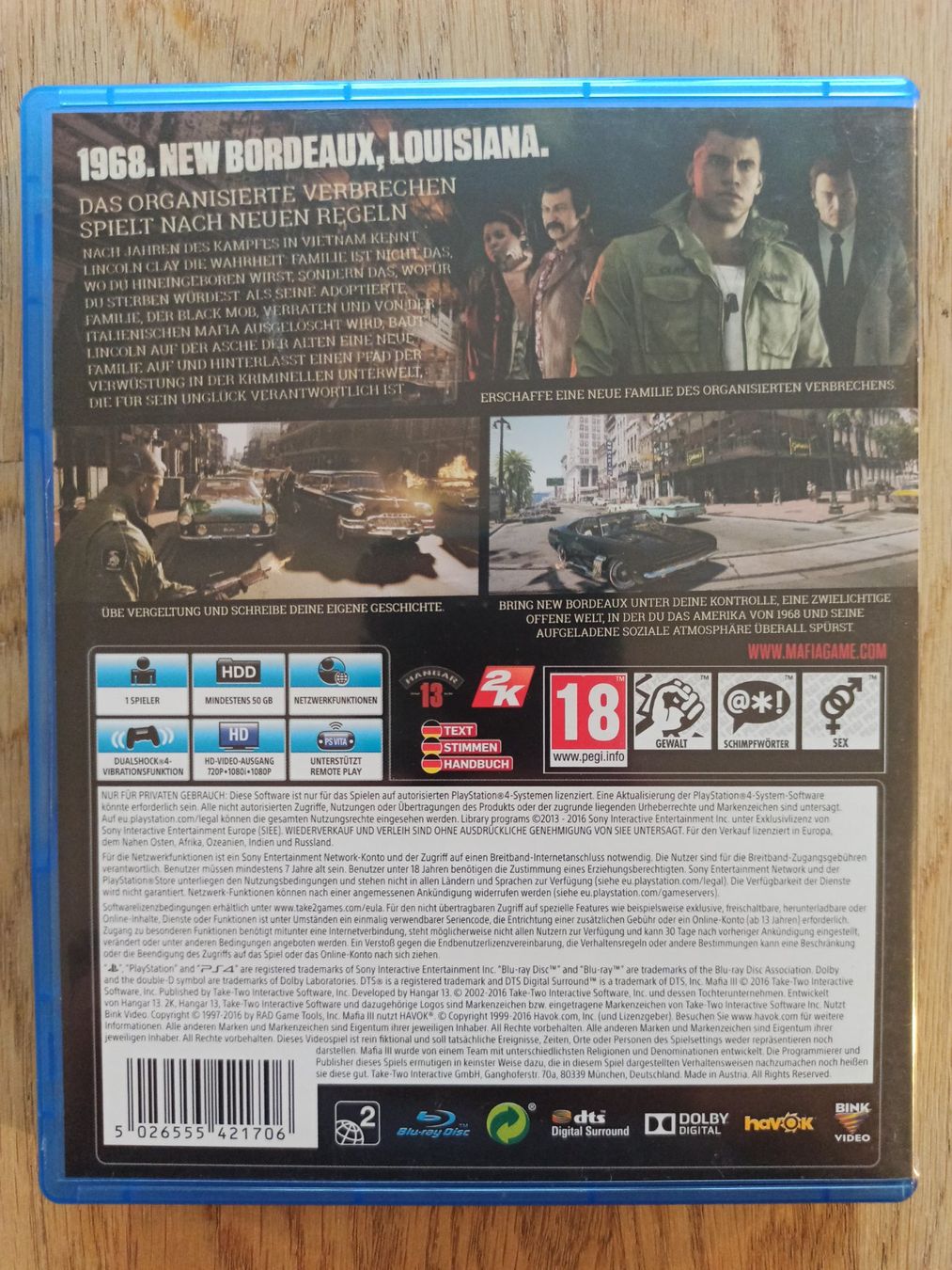 Giochi: Mafia III - Mafia 3 PS4 / PS5 – Usato da Oberweningen venduto da mar_87mx 1