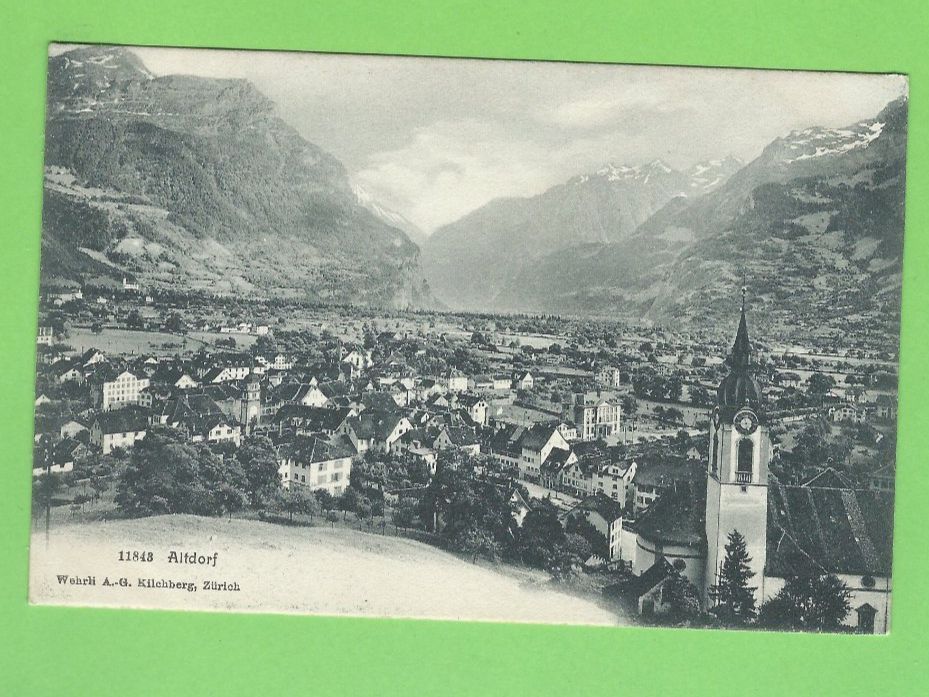 Ansichtskarten: Altdorf – Gebraucht aus Zürich von t24_de