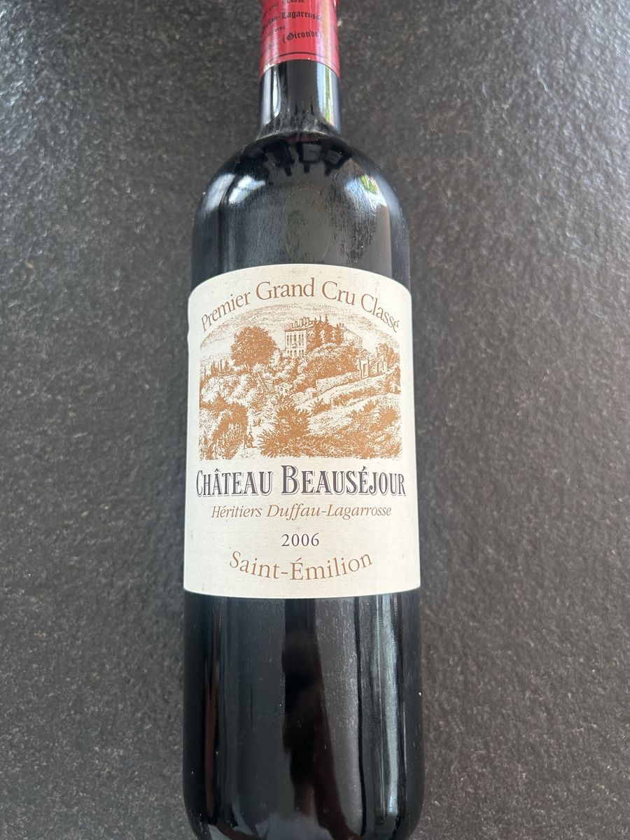 Wein: Château Beauséjour Saint-Émilion - 2006 – Neu (gemäss Beschreibung) aus Wettswil von ene_8wkc