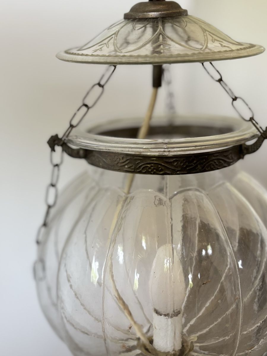 Lampadari & plafoniere: Glas Hängelampe; orientalischer Look – Usato da Meggen venduto da Anjsch1990 2