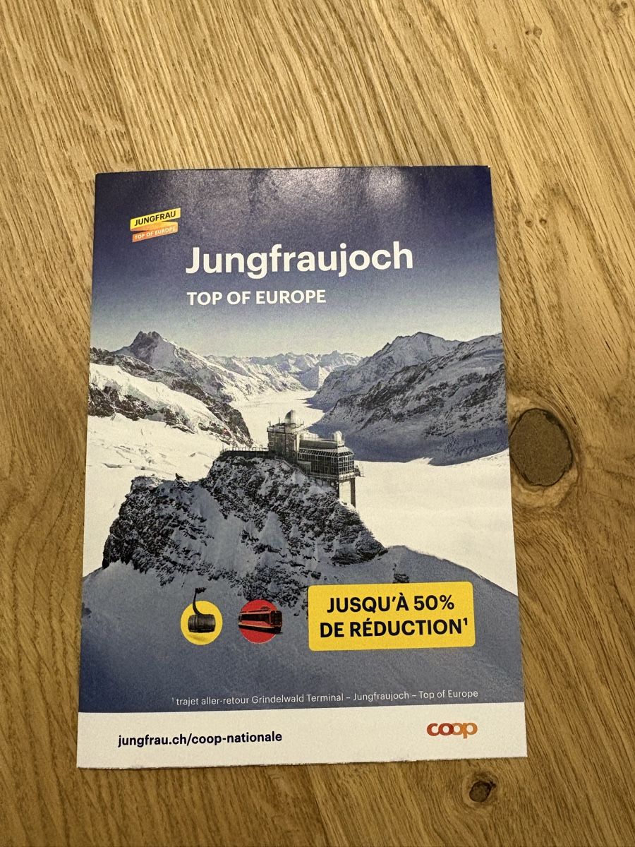 Buoni: Jungfraujoch Rabattcode Coop bis 50% – Nuovo e nell'imballaggio originale da Männedorf venduto da artheMISS 3