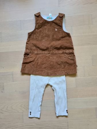 Ensemble legging et robe velour Obaibi 23 mois/ 86cm