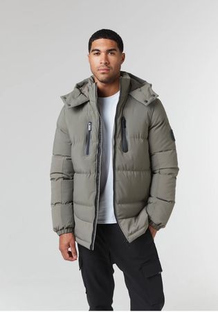 Closure London Winterjacke Grösse S Farbe: washed khaki