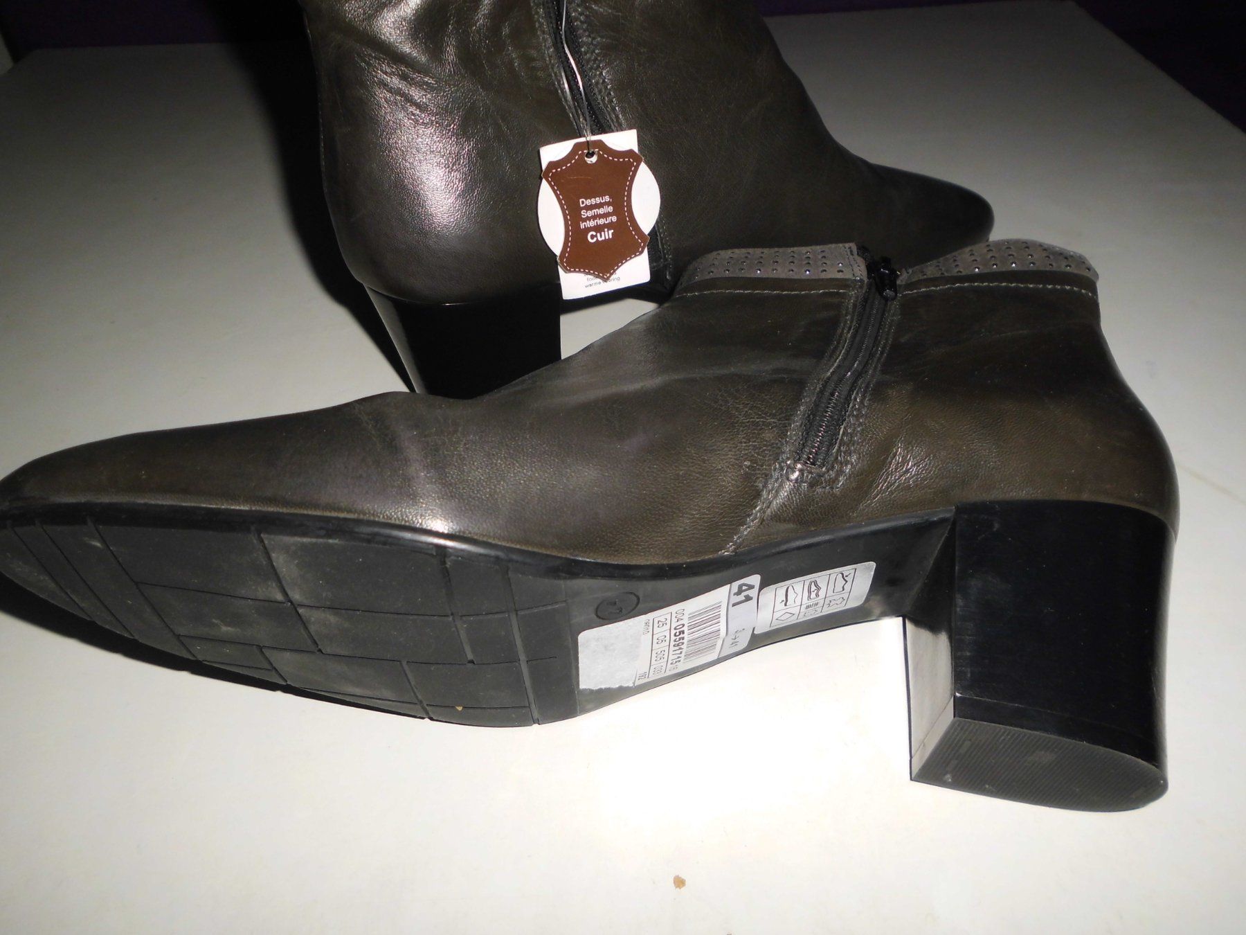 Scarpe da donna: Bottines marron T. 41 – Nuovo (secondo la descrizione) da Marin-Epagnier venduto da Madja 2