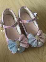 Mädchen Ballerinas Grösse 26 Glitzer Rosa Blau