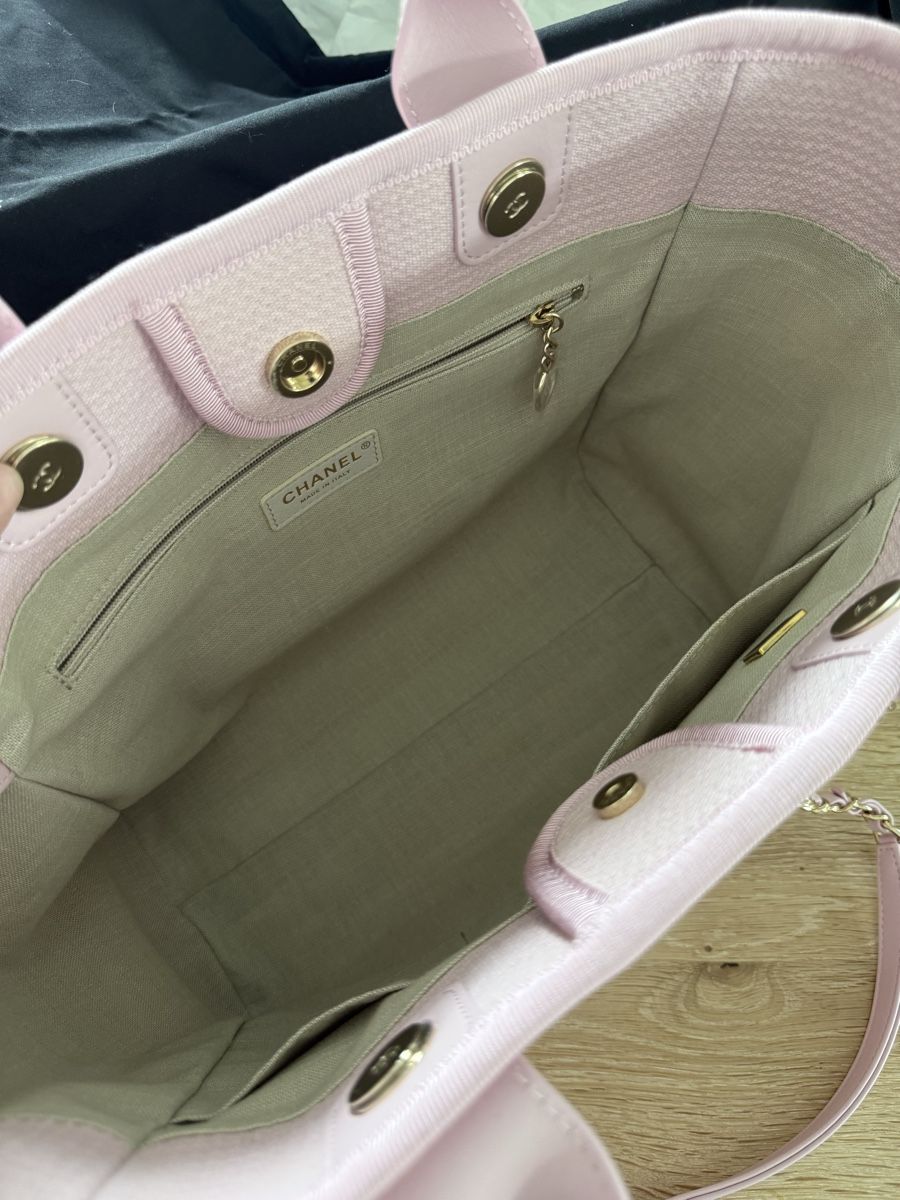 Chanel Borse da donna: Chanel Deauville Bag Rosa mit Pouch – Nuovo (secondo la descrizione) da Olsberg venduto da Luxury_Items 6