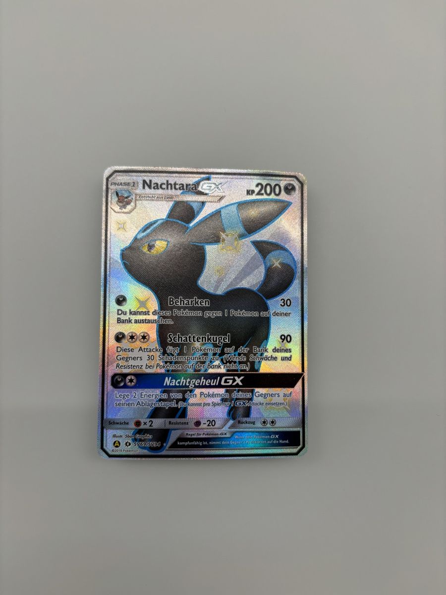 Pokémon Carte collezionabili: Nachtara GX shiny DE – Usato da Basel venduto da Easybought