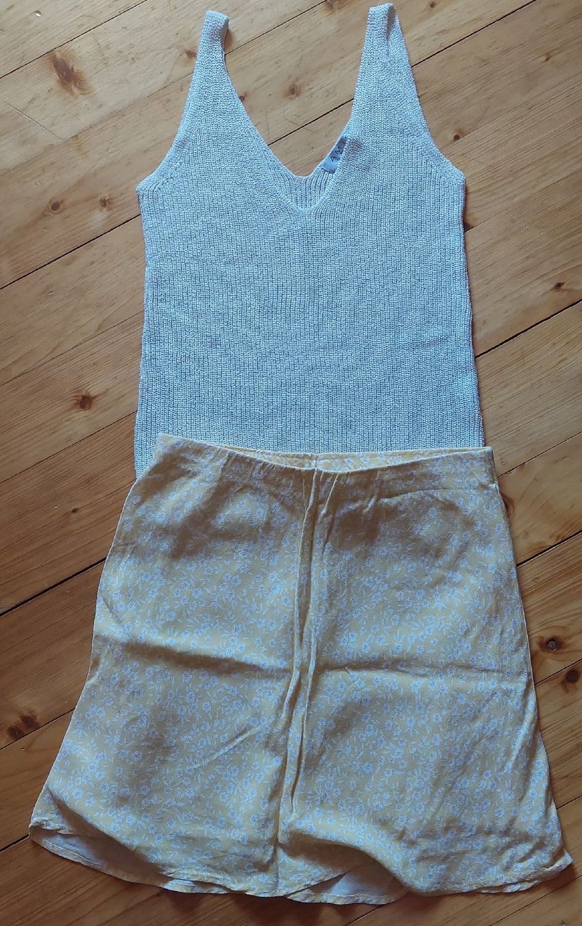 Gonne: Sommer Paket Minirock Stricktop S – Usato da Schmidrüti venduto da Novemberchind