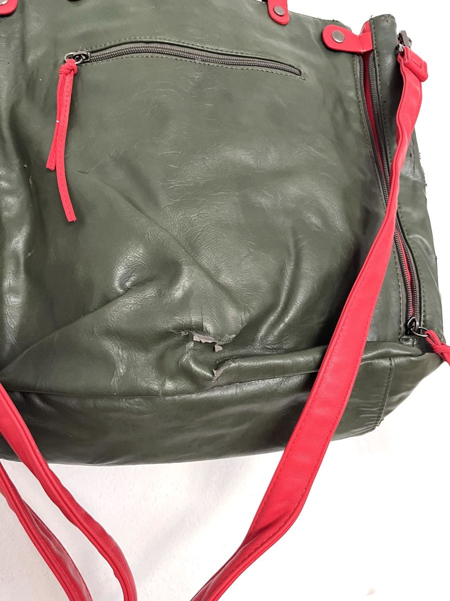 Borse da donna: NEU! GIULIANO TASCHE OLIVE/ROT – Usato da Basel venduto da JJ.Elena 5