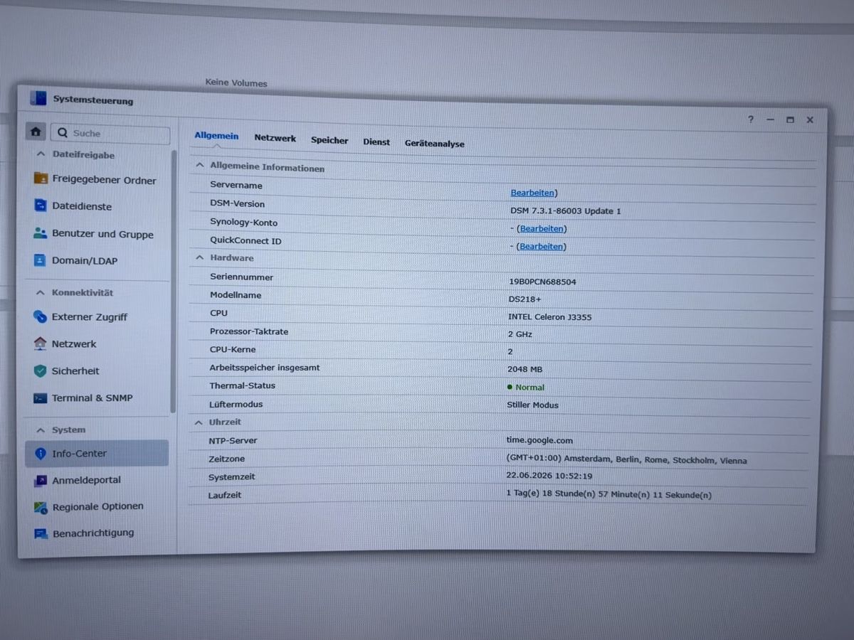 Synology Serveurs: Synology DS218+ mit 3x 4TB Festplatten NAS – D'occasion à Widnau par fabhe93 4