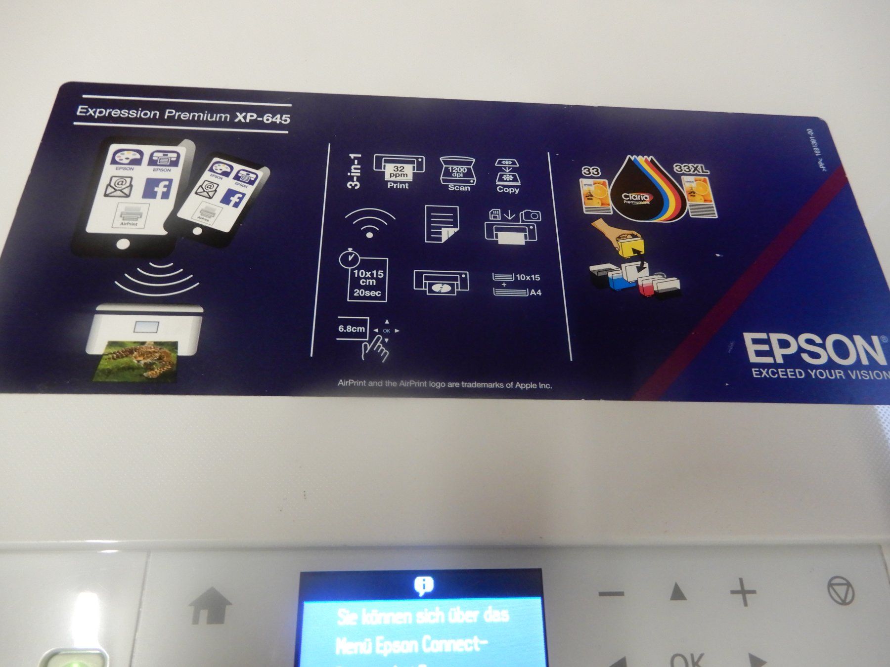 Epson Imprimantes: Epson Expression Premium XP-645 Drucker – D'occasion à Worben par MaKo3252 1