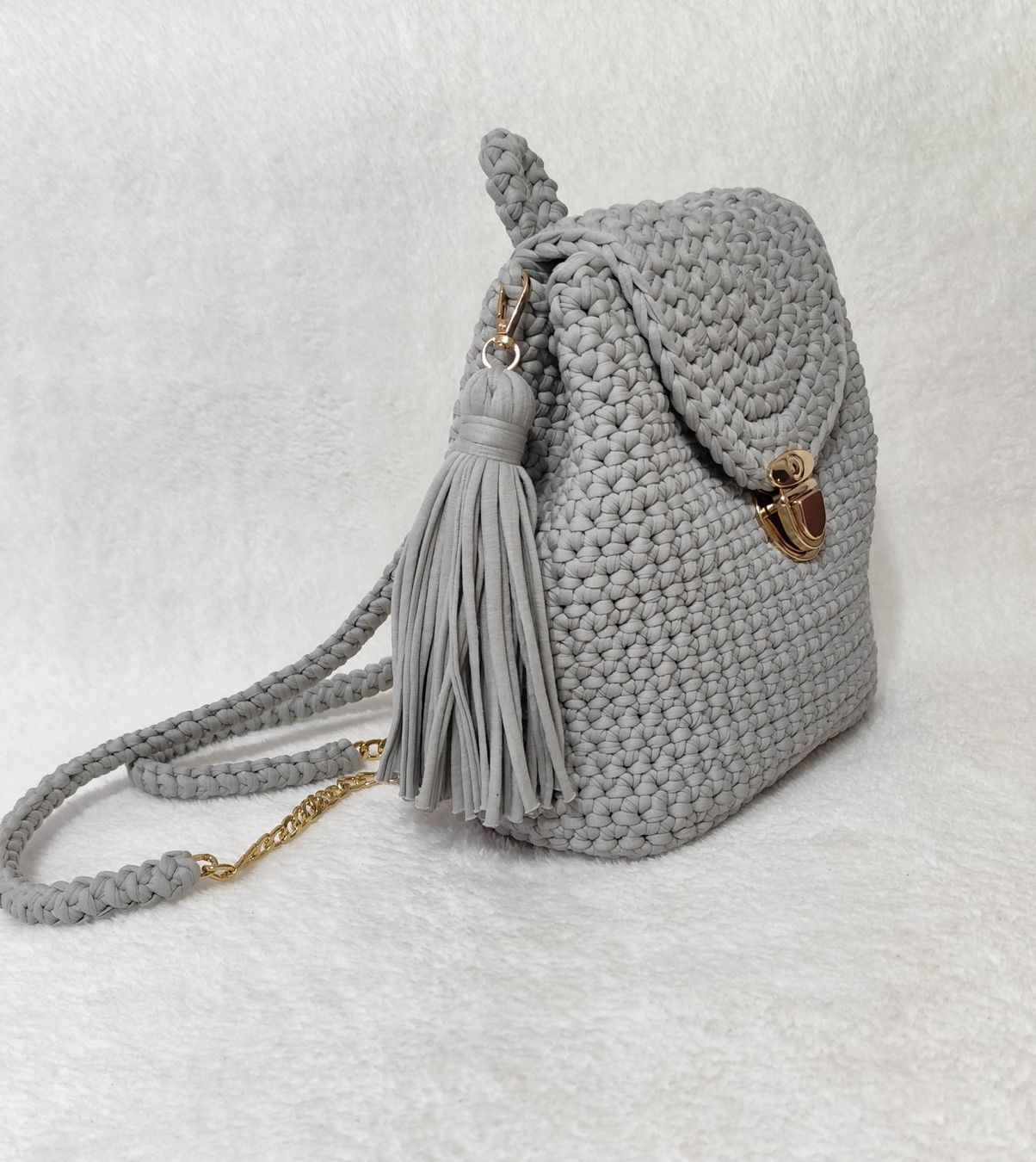 Borse da donna: Handgefertigte Häkeltasche – Nuovo (secondo la descrizione) da Kaltbrunn venduto da gurlukhandmade