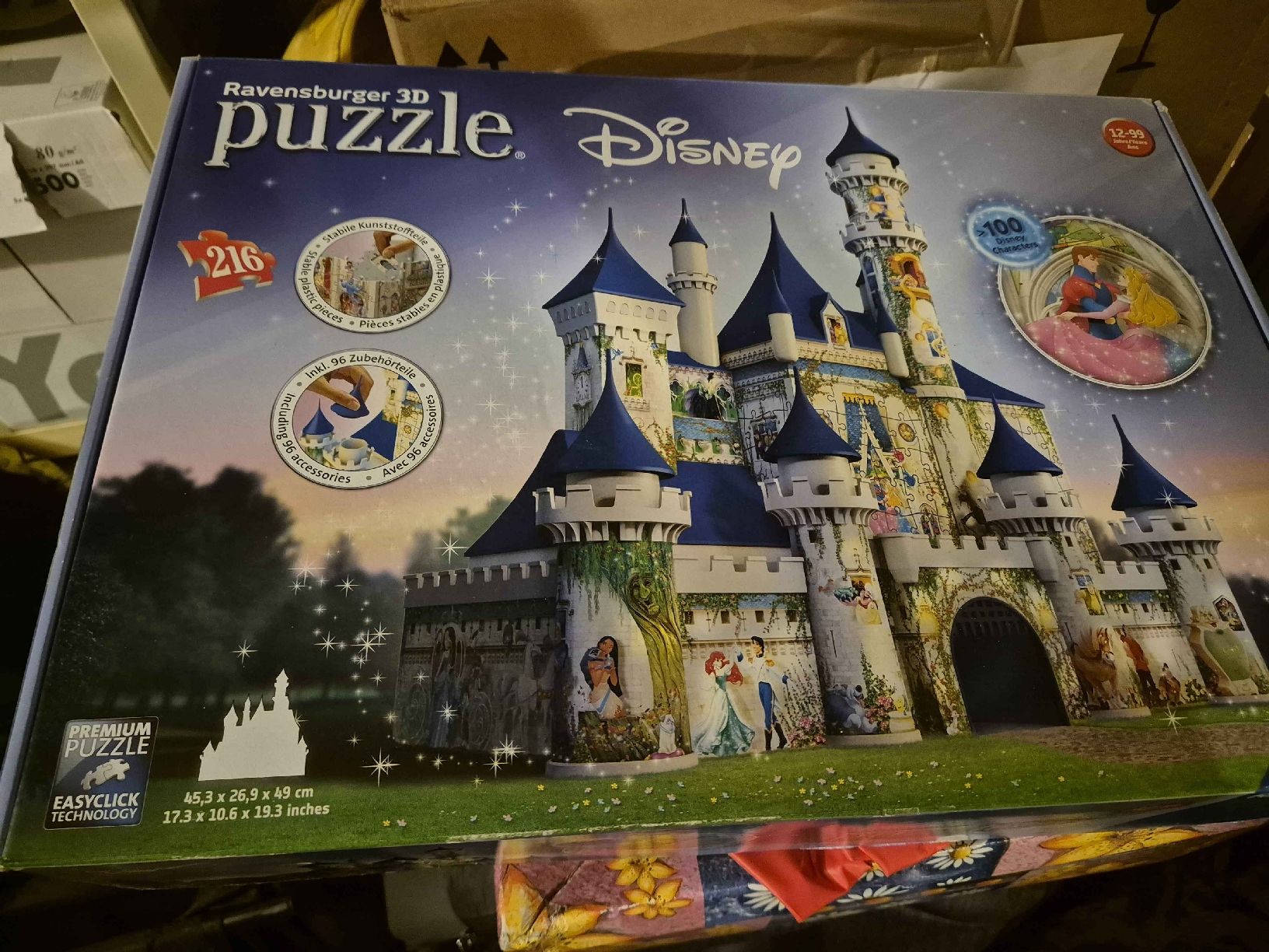 Ravensburger Puzzle: Ravensburger 3D Puzzle Disney Schloss – Usato da Arlesheim venduto da Gargy79
