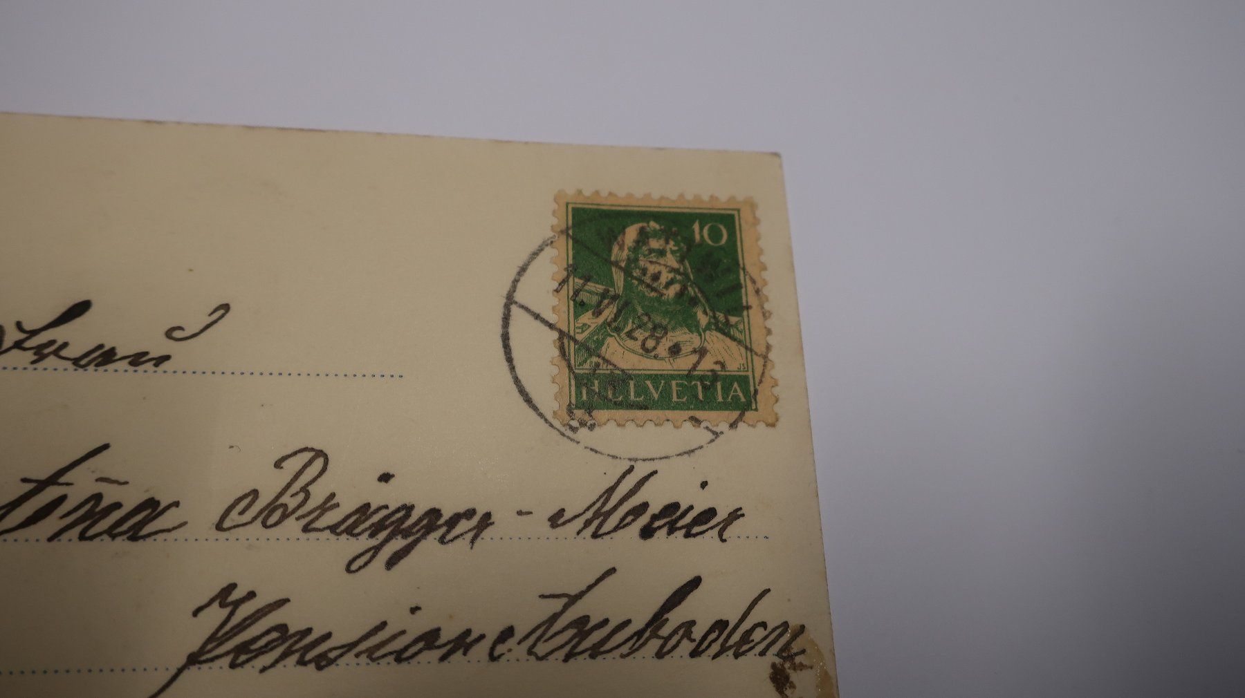 Cartoline postali: Wattwil, Gesamtansicht.  1928 – Difettoso da Cormoret venduto da Pascalll2001 9