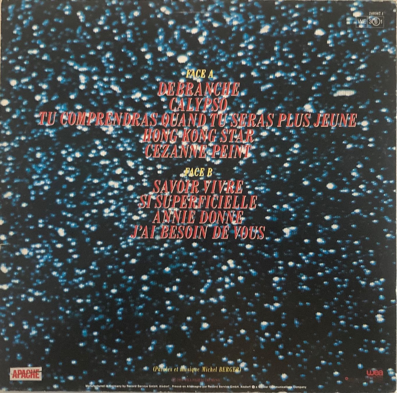 Schallplatten: FRANCE GALL - DEBRANCHE! – Gebraucht aus Poliez-Pittet von Newtown-Records 1