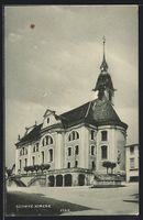 AK Schwyz, Partie an der Kirche