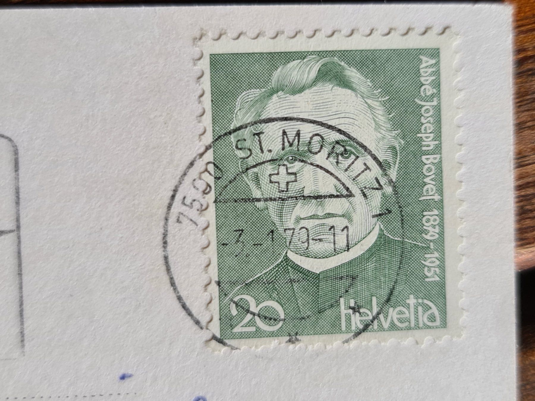 Cartoline postali: Ansichtskarte St.Moritz 1979 – Usato da Dintikon venduto da Vexi 1