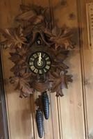 Coucou mécanique allemand – Forêt-Noire – bois sculpté –