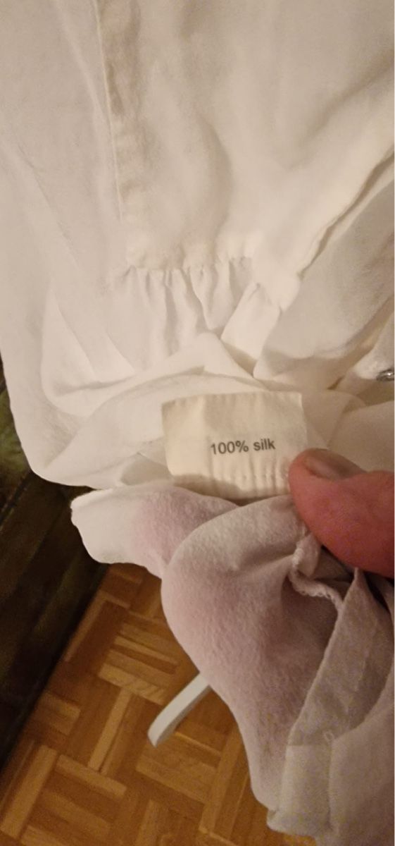 Nile Blusen: Nile Seidenbluse, Grösse XS,100% Seide – Gebraucht aus St. Gallen von mania03 1