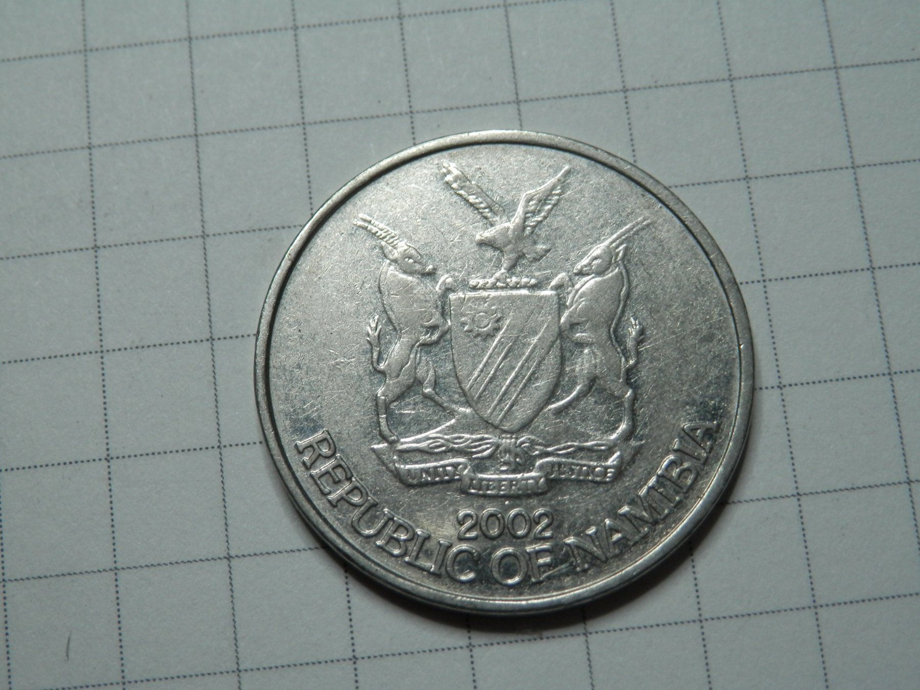 Tutti le monete: Namibia 5 Cent, 2002 – Usato da Weiach venduto da weiach81