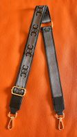 Schulterriemen für Handtaschen (Schwarz-Grau)