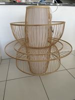 Hängeleuchte Boho Chic, Bambus Optik, Wohnzimmerlampe Top!