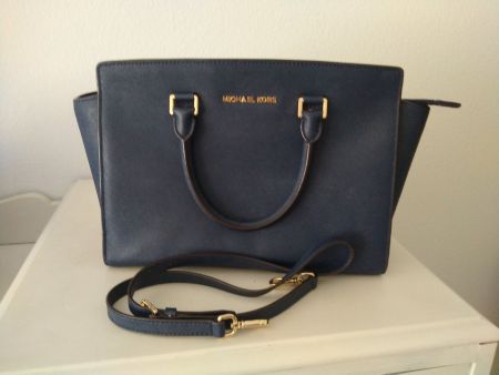 Sac à main bleu Mikael Kors