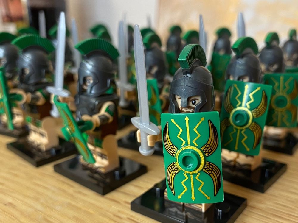20 grüne Römer - Bausteine - Truppen - Figuren - für Lego | Kaufen auf ...
