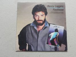 Single 7"  Rock Pop Soundtrack Kenny Loggins 1984 Footloose