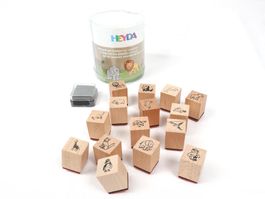 HEYDA Stempel-Set Zootiere