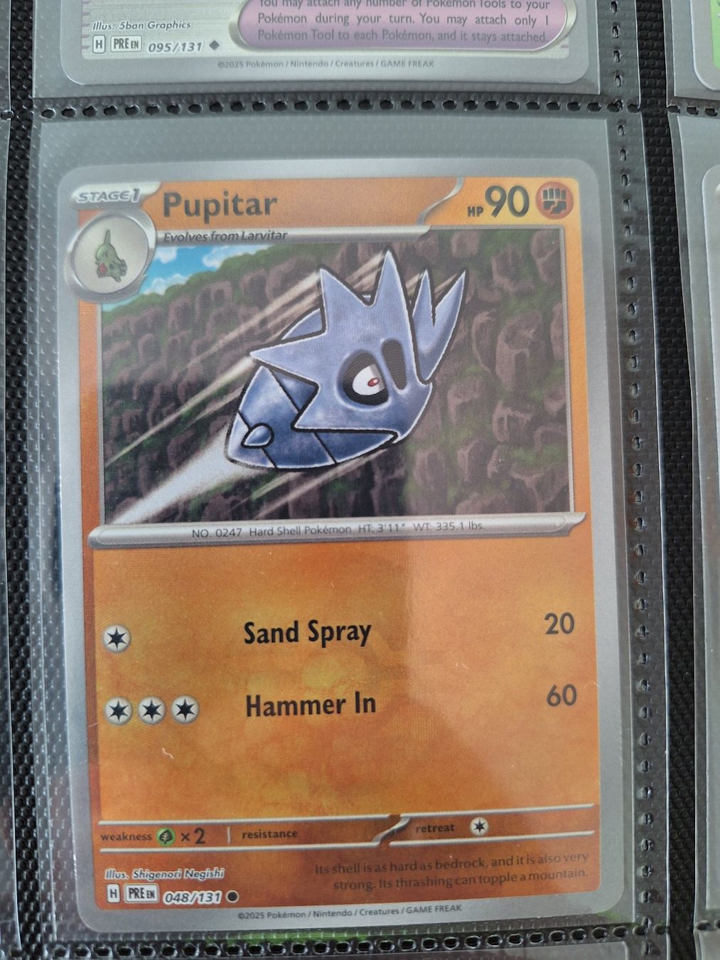 Pokémon Sammelbilder & Trading cards: Pupitar - Pokeball - Prismatic Evolution – Gebraucht aus Altstätten SG von GGsGameshop