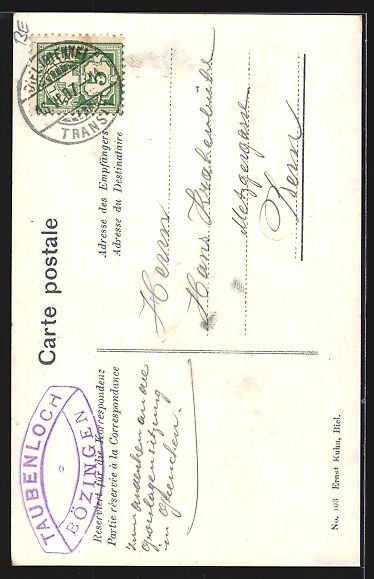 Cartoline postali: Bözingen, Taubenlochschlucht, Panorama  – Usato da Berlin venduto da bartko-reher 1