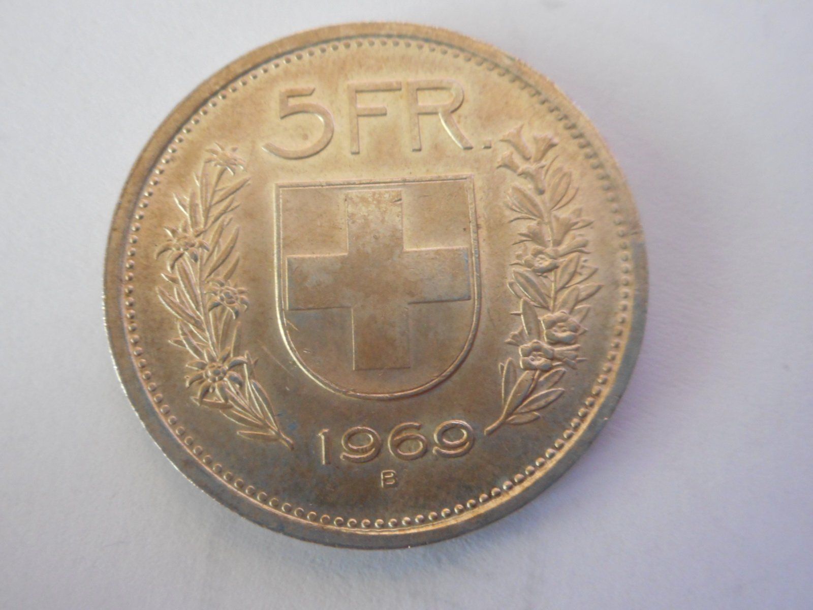 Alle Münzen: 5 Fr. 1969 silber – Gebraucht aus Kriegstetten von pizlad2010