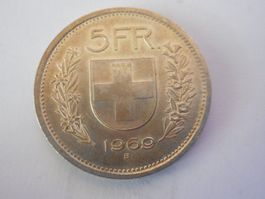 5 Fr. 1969 silber