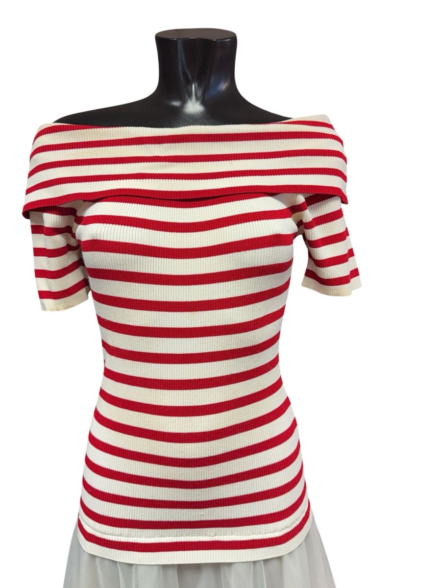 Vestiti: P.A.R.O.S.H. Kleid, rot-weiss gestreift Gr. S – Usato da Zürich venduto da Finesse54 1