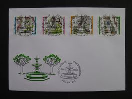 2000 Nr. B268-B271 auf FDC mit ET-Vollstempel selten