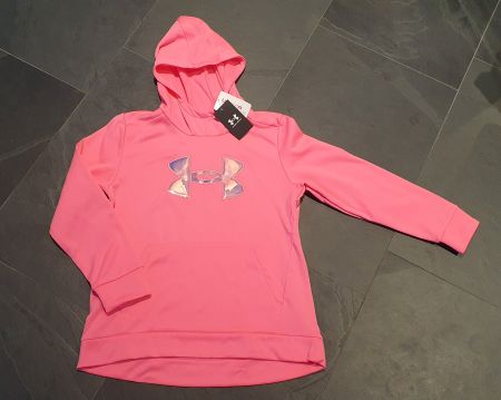 ++ Pullover / Fleece Hoodie in rosa ++ Gr. YXL / XS ++ NEU